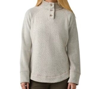 Prana Womens Frozen Falls Sweater small outdoor cold‎ weather hiking layering